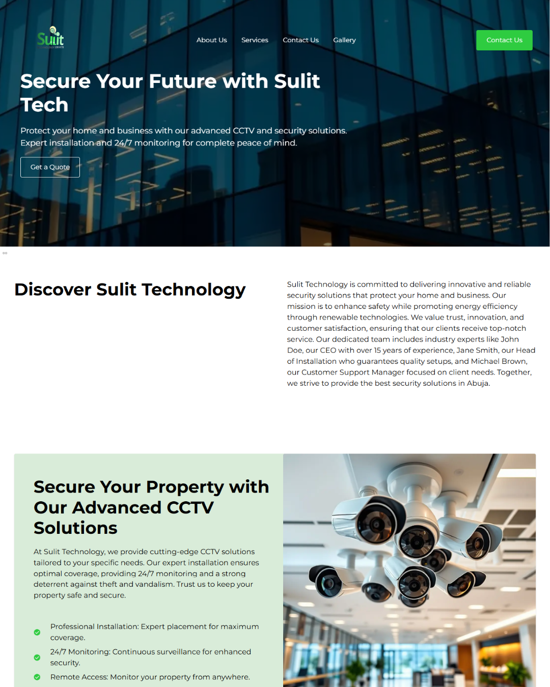 Sulit Technology | High-Performance Security Website